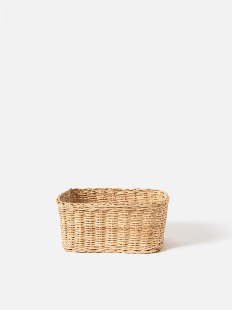 Rectangle Rattan Basket xsmall Blackbird Goods
