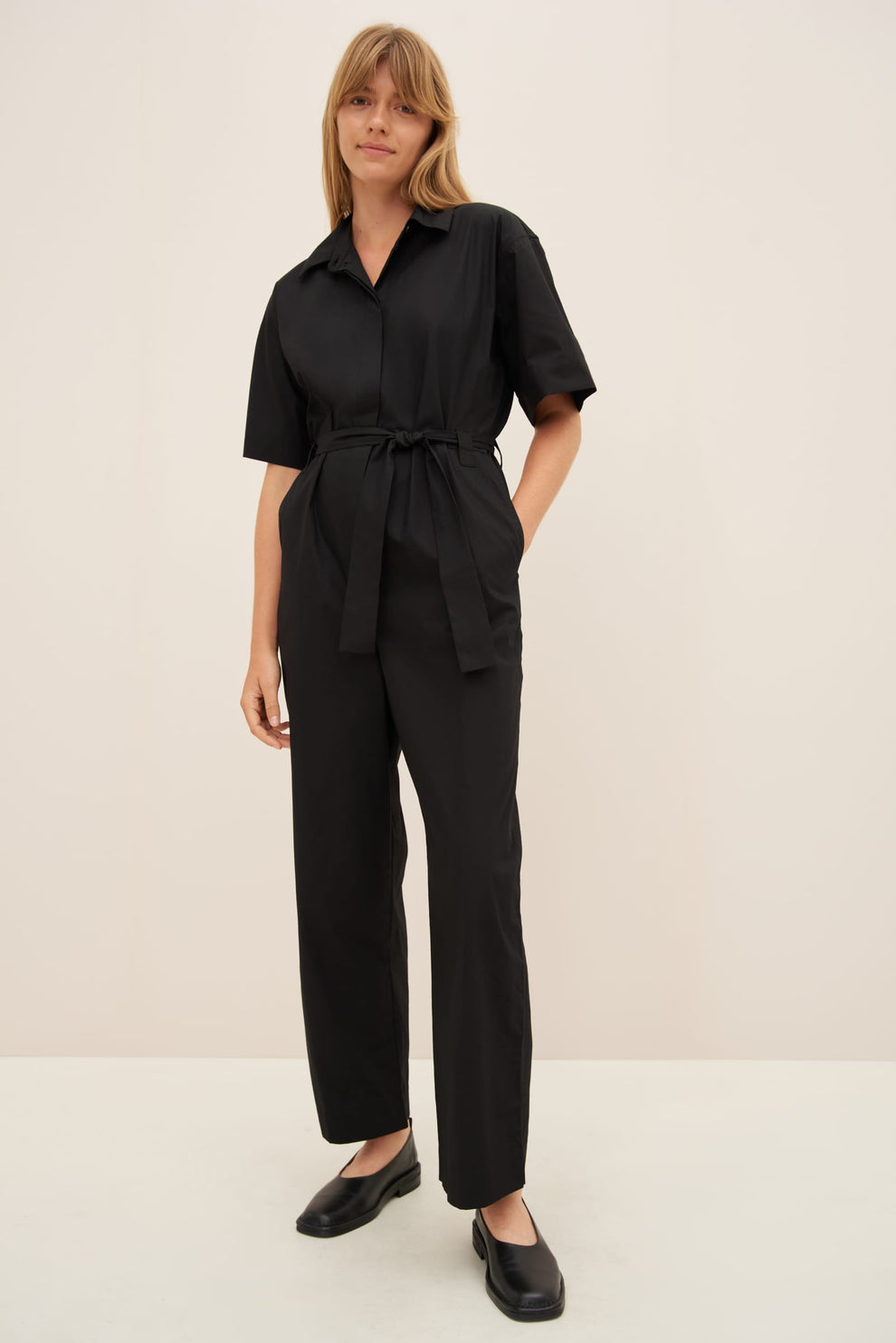 Womens Jumpsuit Black Jumpsuit Workwear Element Jumpsuit Black