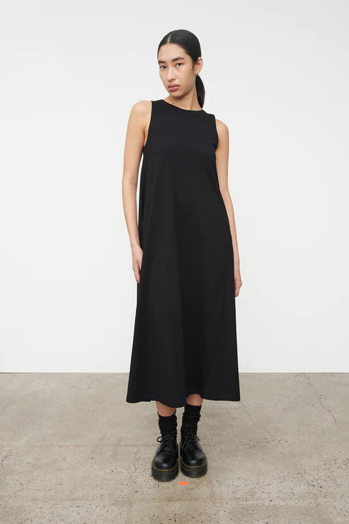 Black tank swing dress hot sale