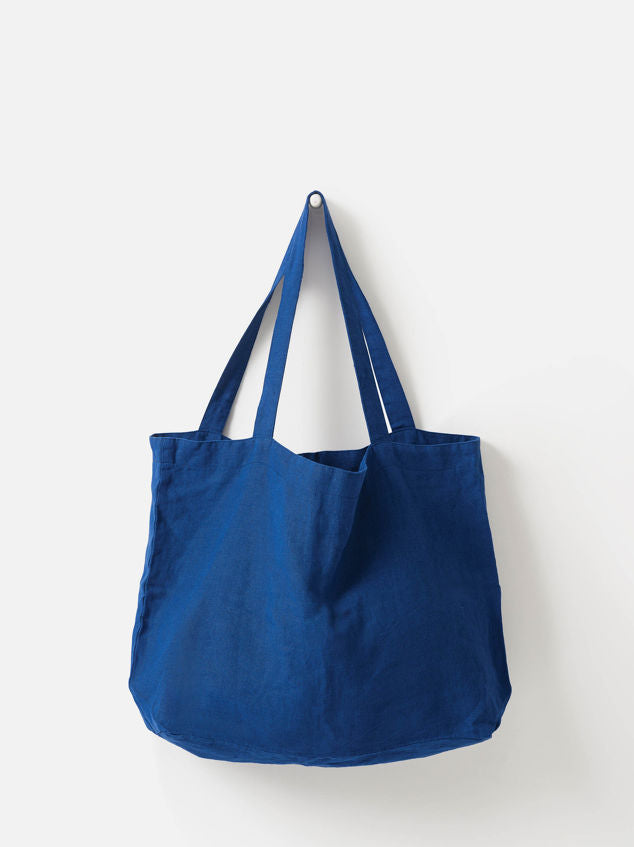 Cobalt blue tote bag deals